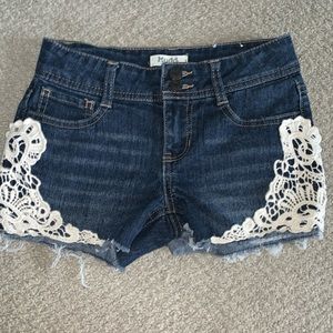 cute floral girls shorts